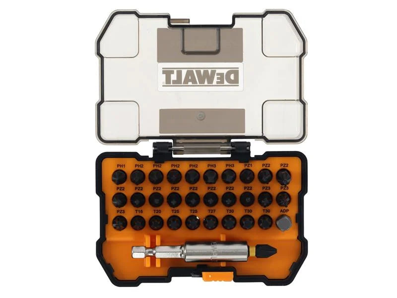 DEWALT Power Tools McLaren FLEXTORQ™ 32 Piece Screwdriver Bit Set - DT70901T-QZ