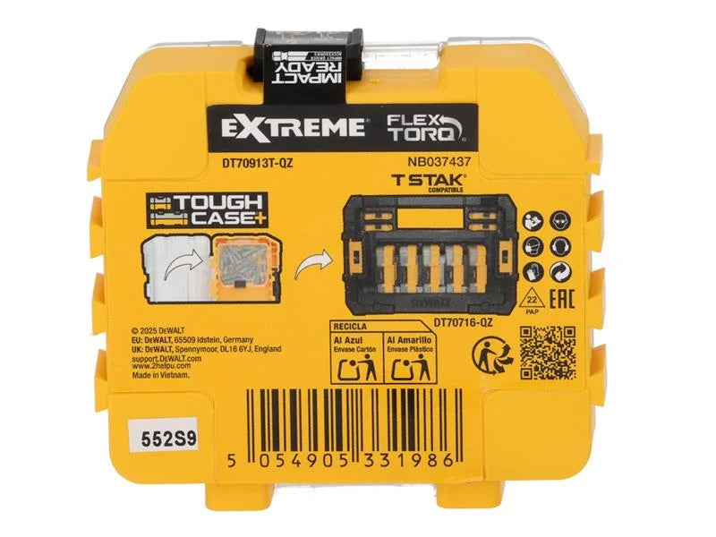 DEWALT Power Tools DT70913T FlexTORQ Bits PH2 x 57mm (Tic Tac of 15) Display of