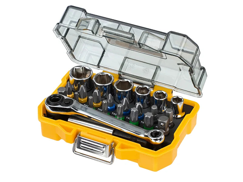DEWALT Power Tools DT71516 Socket & Screwdriving Set, 24 Piece - DT71516-QZ