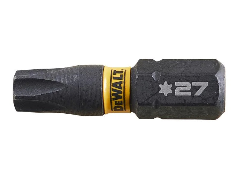 DEWALT Power Tools EXTREME FlexTORQ Bits T27 x 25mm (Pack 5) - DT7383T-QZ