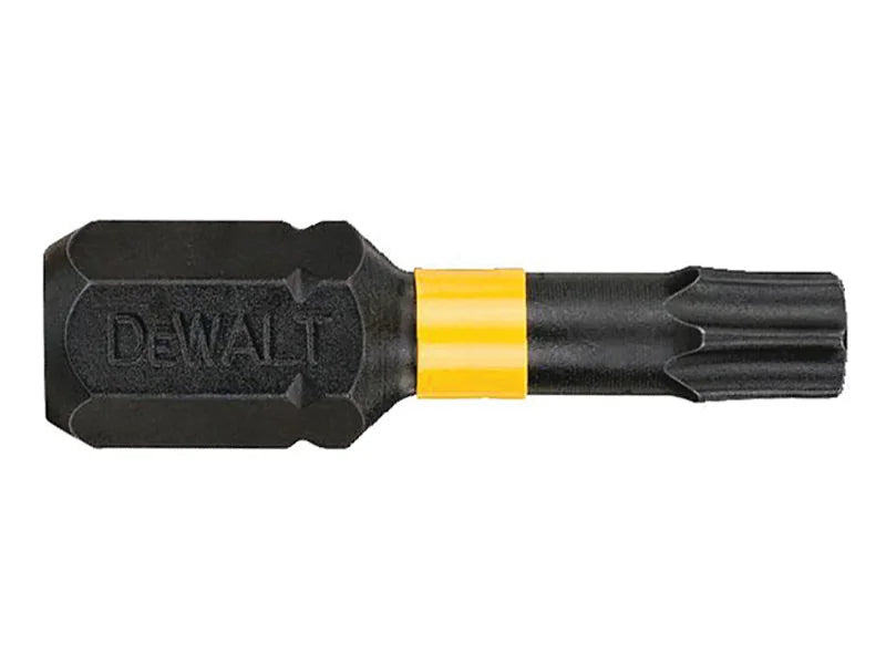DEWALT Power Tools Impact Torsion Bits TX30 x 25mm (Pack 5) - DT7384T-QZ
