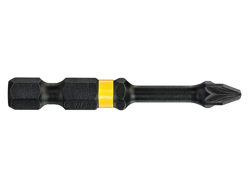 DEWALT Power Tools Extreme Impact Torsion Bits PZ2 x (Pack 5) 25-50mm