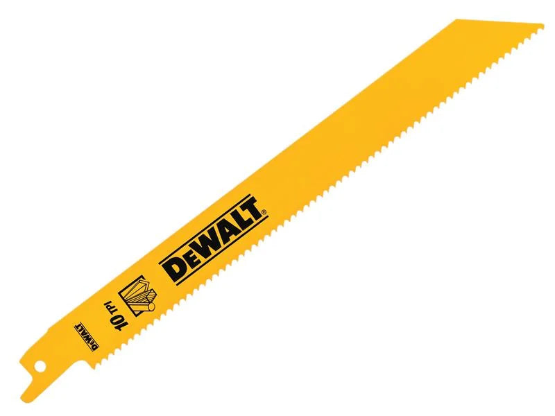 DEWALT Power Tools Bi-Metal General Purpose Reciprocating Blade x 10