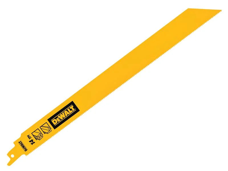 DEWALT Power Tools Bi-Metal 1in High Metal Reciprocating Blade x 14