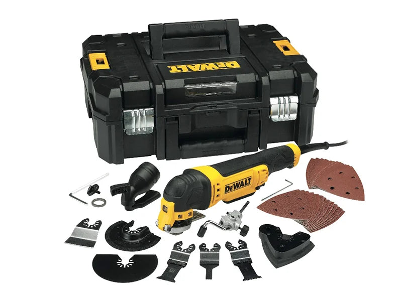 DEWALT Power Tools DWE315KT Multi-Tool Quick Change Kit & TSTAK 300W 240V
