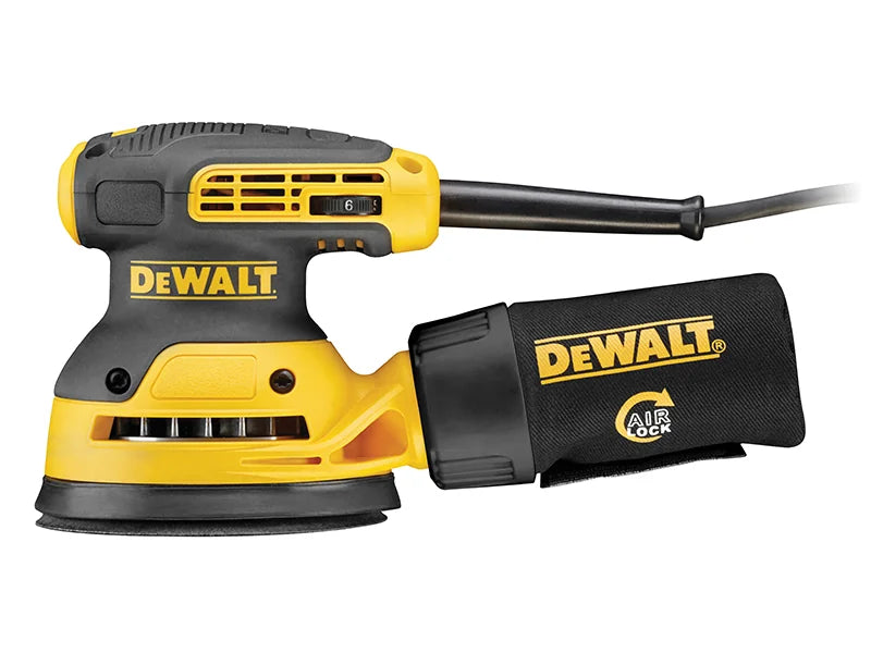 DEWALT Power Tools DWE6423 Random Orbital Sander 125mm 280W 240V - DWE6423-GB