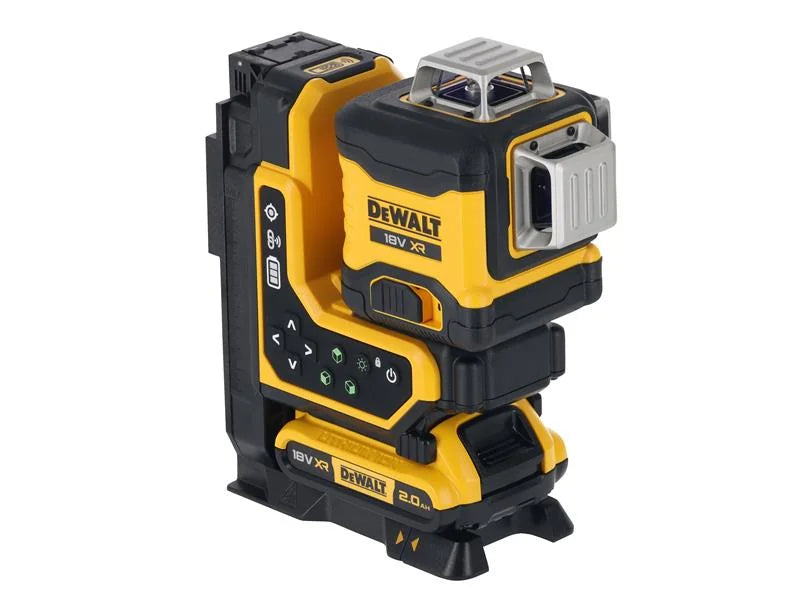 DEWALT Power Tools DCLE34035D1 3x360 Remote Control Green Laser 18V 1 x 2.0Ah