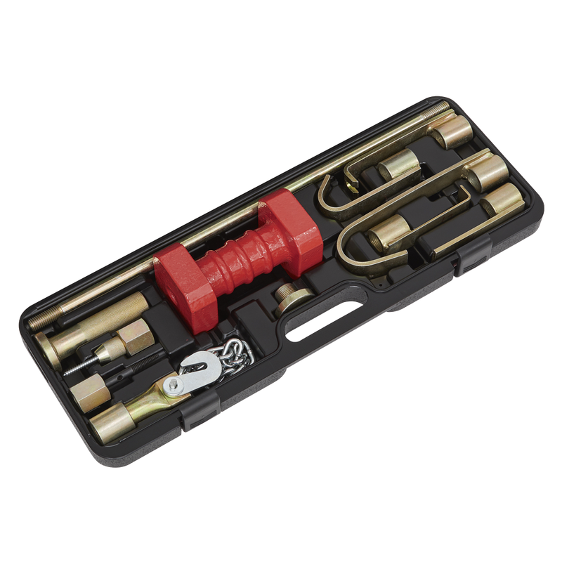 Sealey 4.4kg Slide Hammer Set 10 Piece Bodyshop Tool Kit