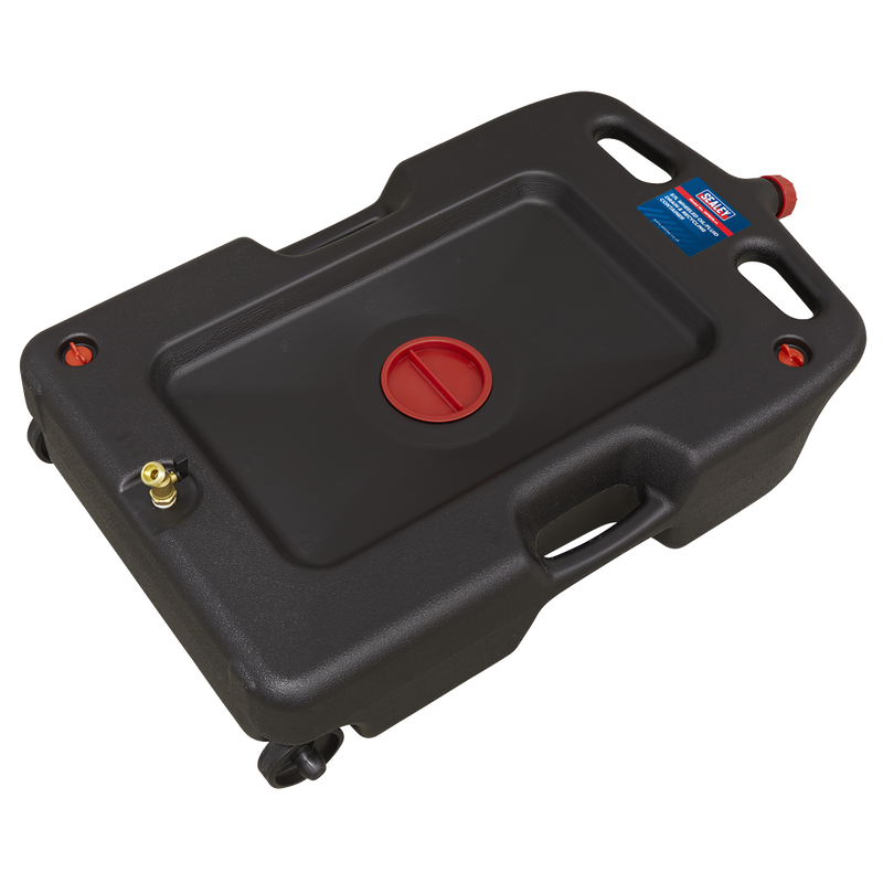 Sealey Oil/Fluid Drain Container 15L with Wheels DRP44