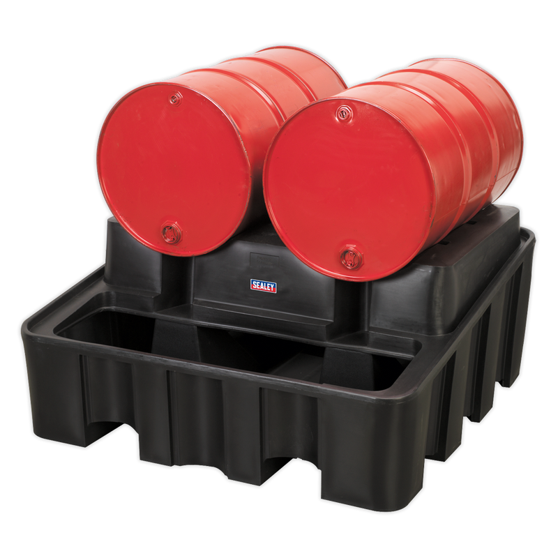 Sealey Drum Rack Dispensing Unit DRP22 for 2 x 205L Drums