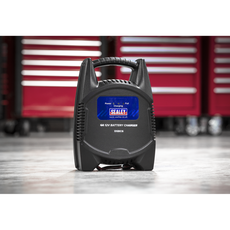 Sealey 12V Battery Charger DSBC6 6A Peak Output