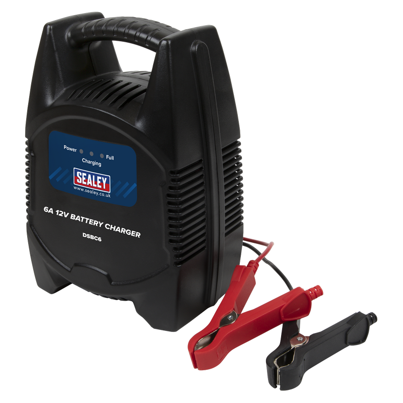 Sealey 12V Battery Charger DSBC6 6A Peak Output