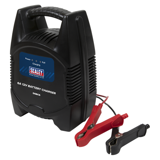 Sealey 12V Battery Charger DSBC6 6A Peak Output