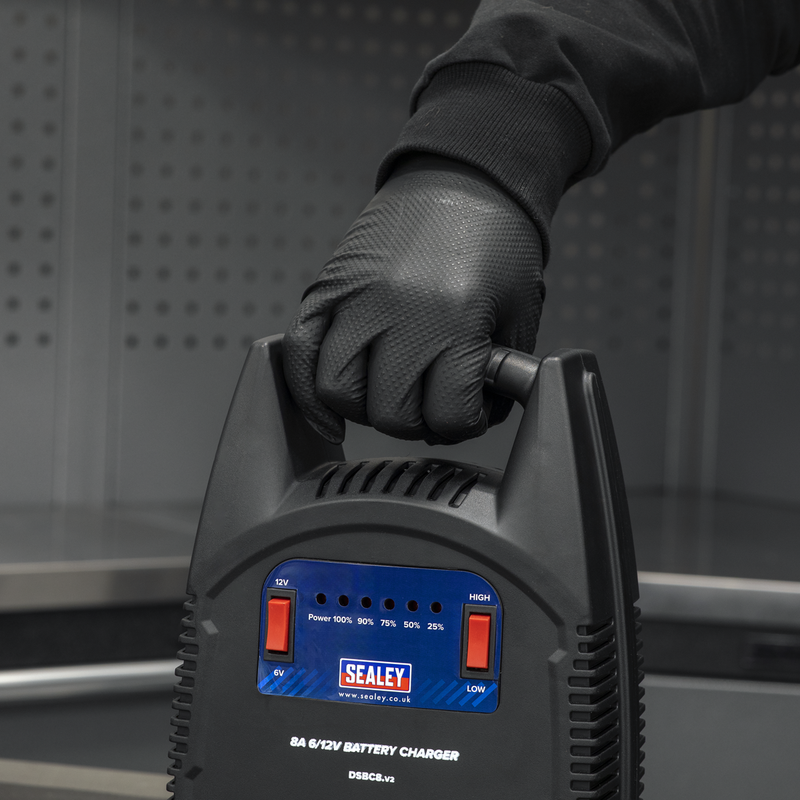 Sealey 8A Battery Charger 6/12V Model DSBC8