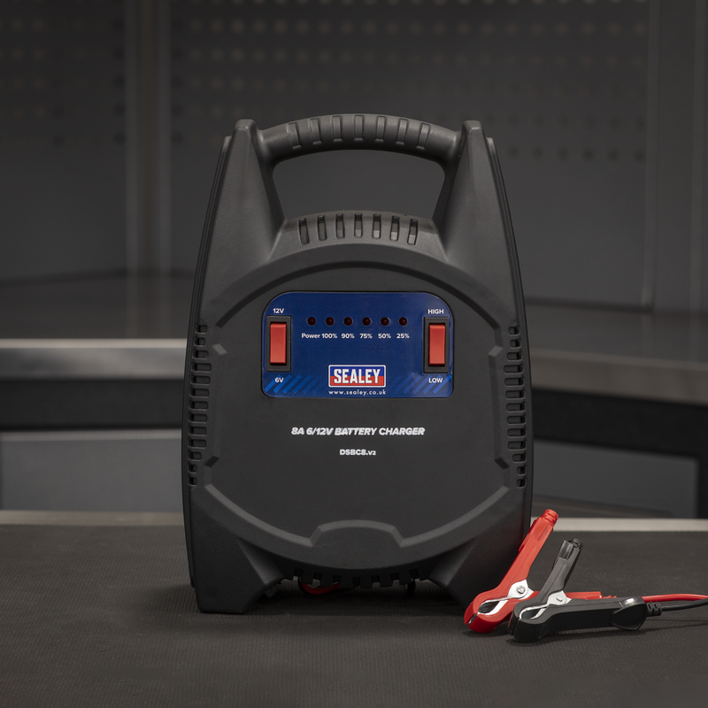 Sealey 8A Battery Charger 6/12V Model DSBC8