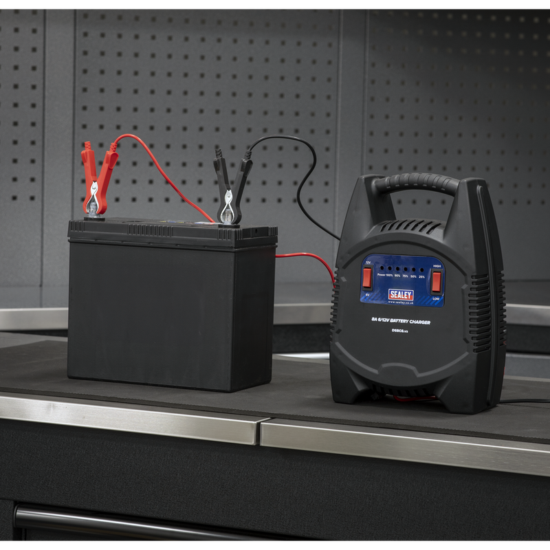 Sealey 8A Battery Charger 6/12V Model DSBC8