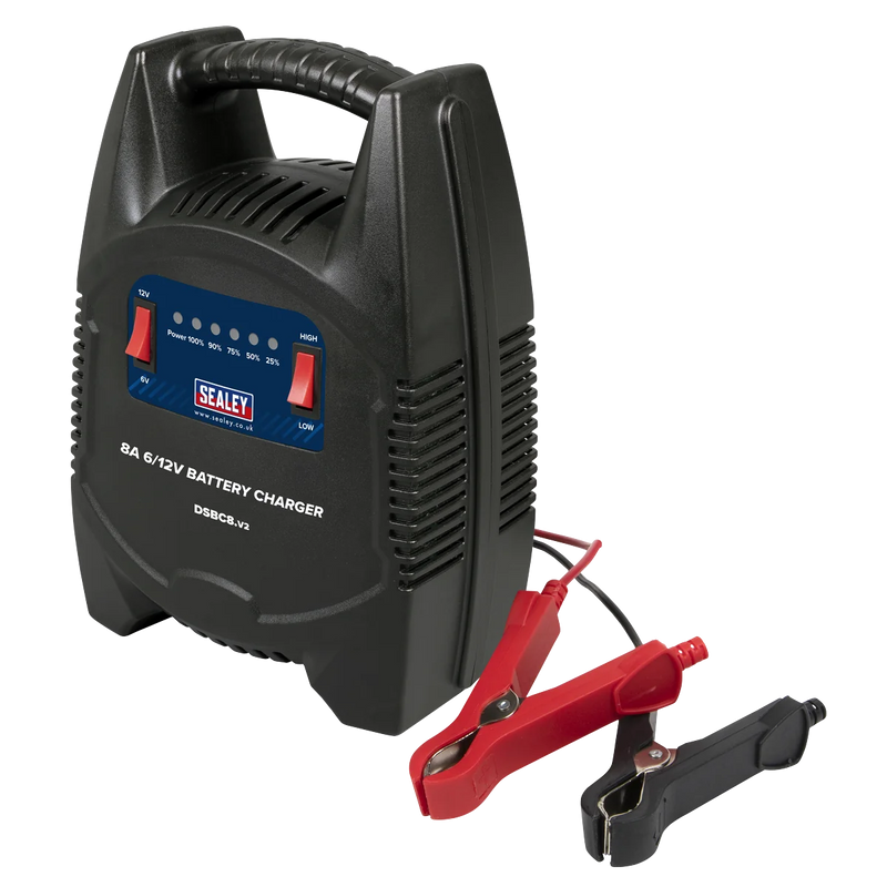 Sealey 8A Battery Charger 6/12V Model DSBC8