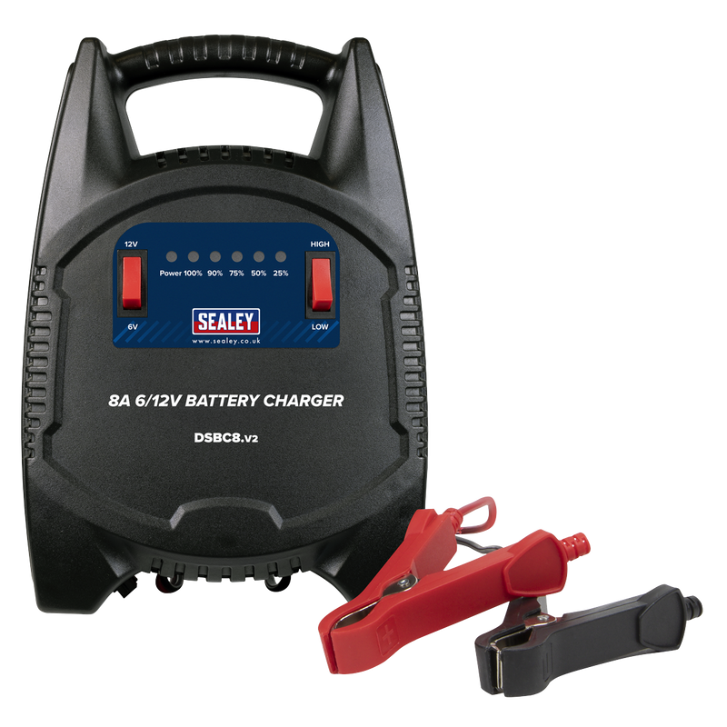 Sealey 8A Battery Charger 6/12V Model DSBC8