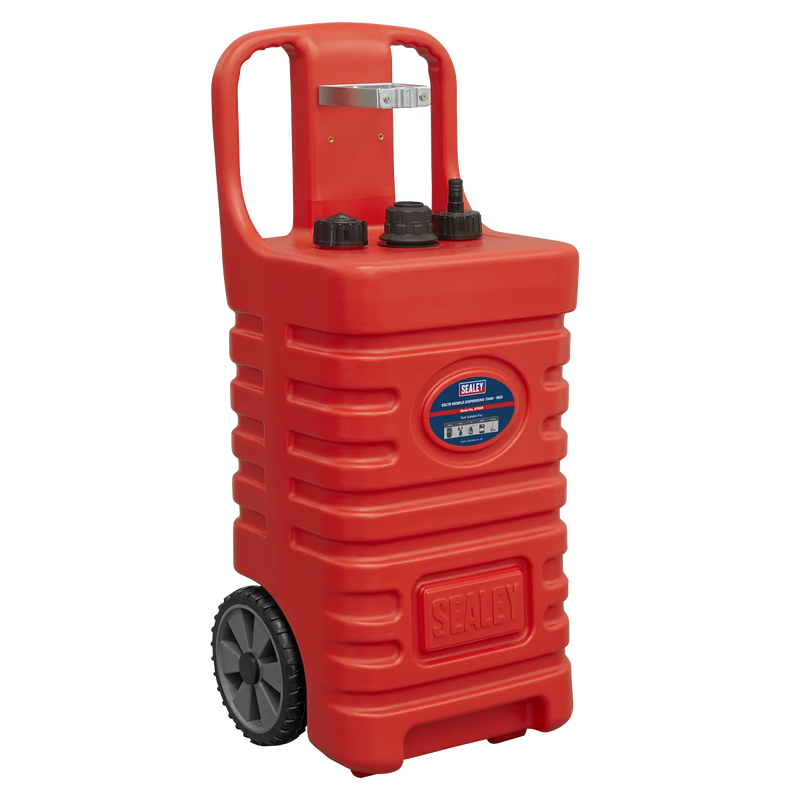 Sealey Mobile Dispensing Tank 55L - Red