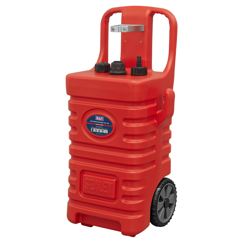 Sealey Mobile Dispensing Tank 55L - Red