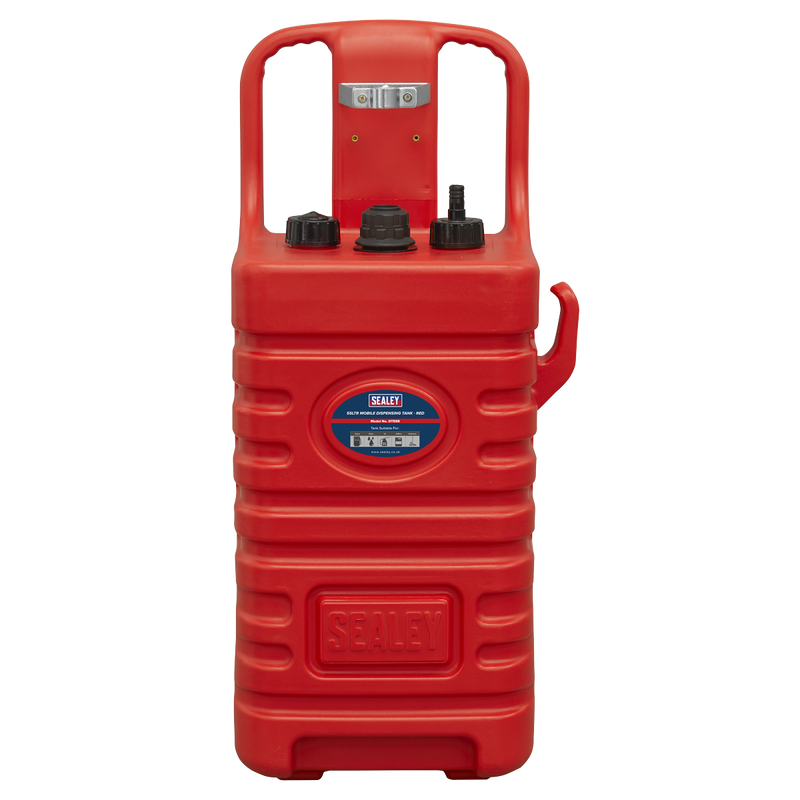 Sealey Mobile Dispensing Tank 55L - Red