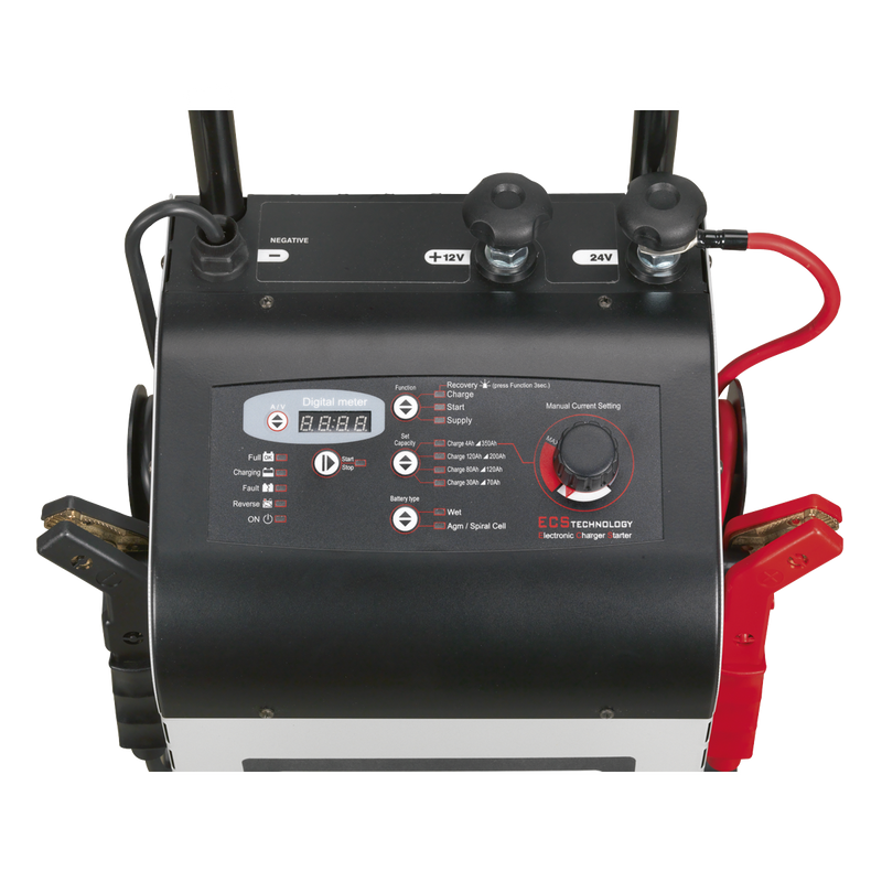 Sealey 12/24V Electronic Charger Maintainer/Starter 300A