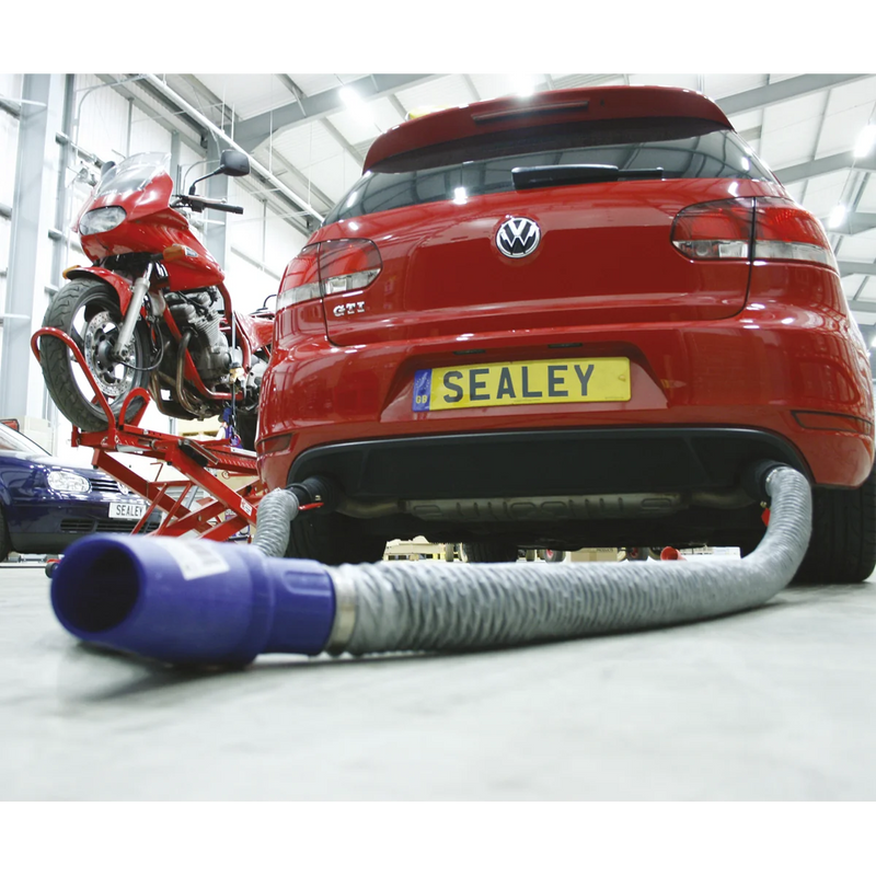 Sealey Exhaust Adaptor for Twin Pipes EFS07DE 1.4m