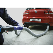 Sealey Exhaust Fume Extractor EFS07 with 3m Ducting