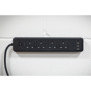 Sealey 2.6m Extension Lead with USB Ports EL34USBB