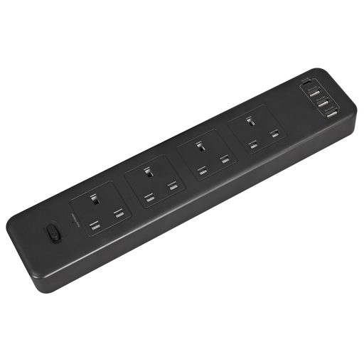 Sealey 2.6m Extension Lead with USB Ports EL34USBB