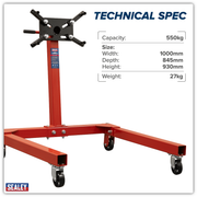 Sealey Engine Stand ES550 550kg Capacity