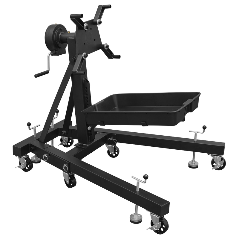 Sealey Viking Folding Engine Stand ES680DS 680kg Capacity with Drain Pan
