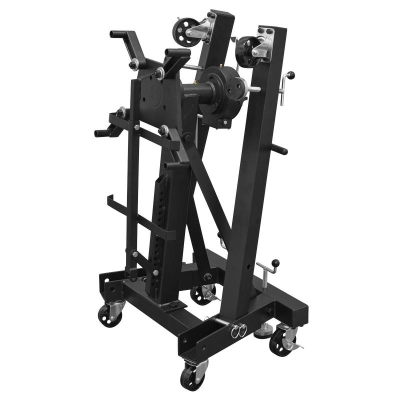 Sealey Viking Folding Engine Stand ES680DS 680kg Capacity with Drain Pan