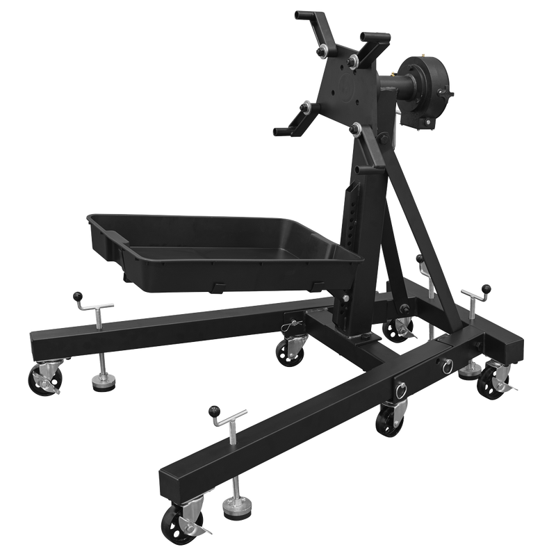 Sealey Viking Folding Engine Stand ES680DS 680kg Capacity with Drain Pan