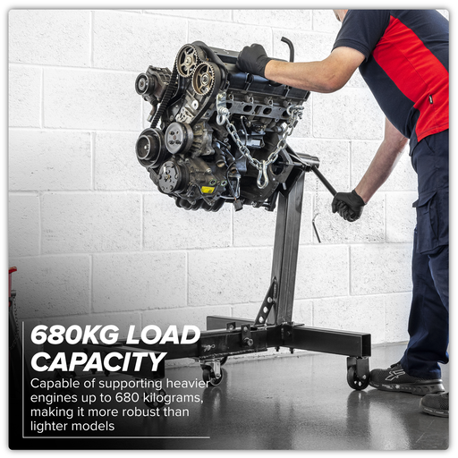 Sealey Folding Engine Stand 680kg Capacity ES680F