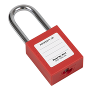 Sealey Safety Lockout Padlock EV11 Ø6mm Shackle