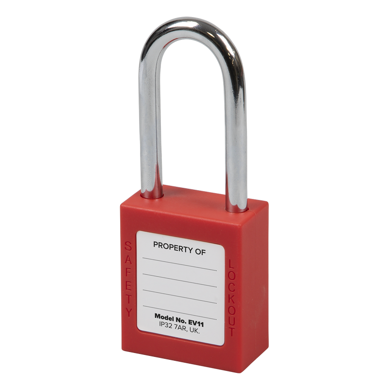 Sealey Safety Lockout Padlock EV11 Ø6mm Shackle
