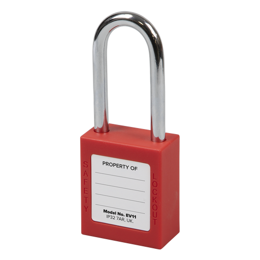 Sealey Safety Lockout Padlock EV11 Ø6mm Shackle