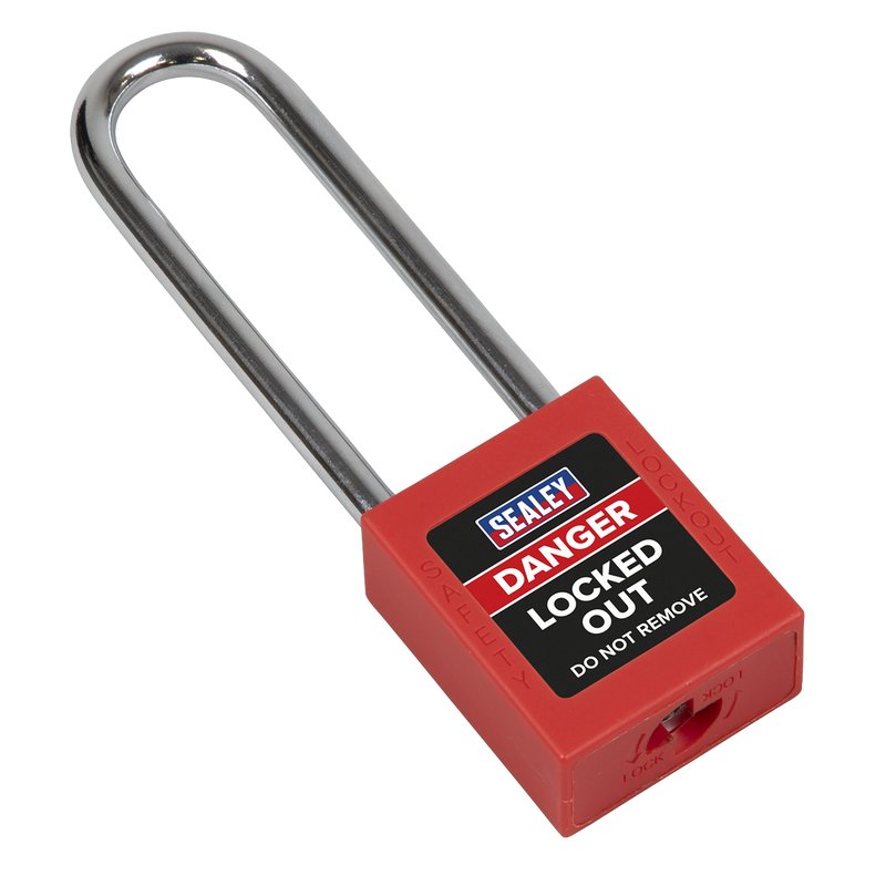Sealey Lockout Padlock EV12 with 6mm Steel Shackle