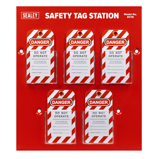 Sealey Safety Tag Station EV15 350x30x400mm