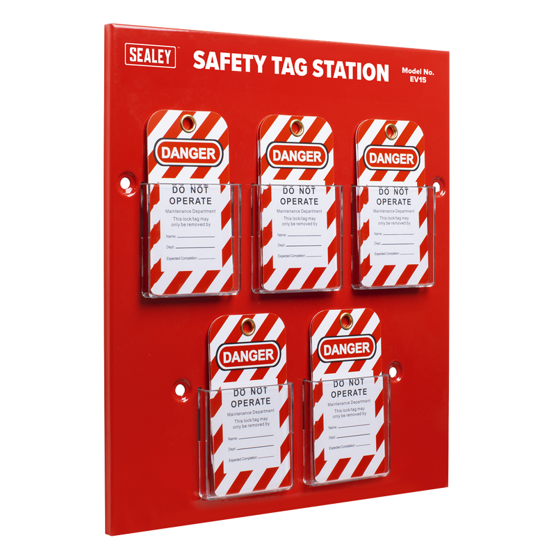 Sealey Safety Tag Station EV15 350x30x400mm
