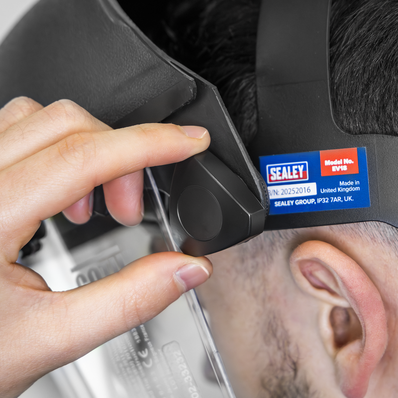 Sealey Arc Flash Face Shield EV18 1000V Polycarbonate Protection
