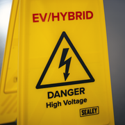 Sealey EV/Hybrid Floor Warning Signs - Pack of 2, 620x300mm