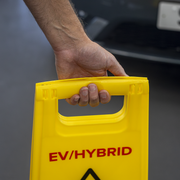 Sealey EV/Hybrid Floor Warning Signs - Pack of 2, 620x300mm