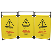 Sealey Folding Safety Barrier EV20 1775x980mm for Electric Vehicles