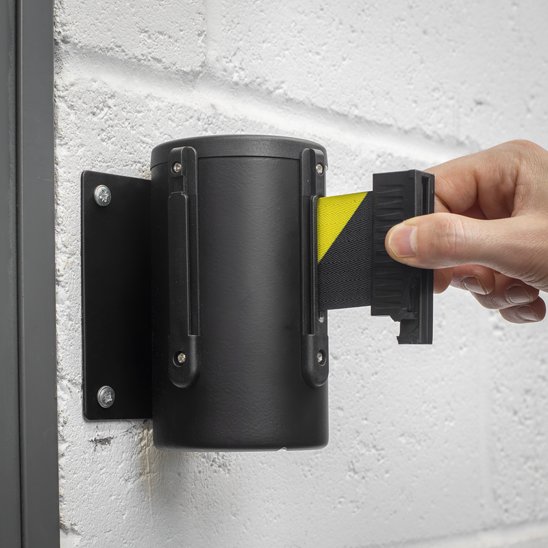 Sealey Wall Mounting Retractable Belt Barrier EV22 5m