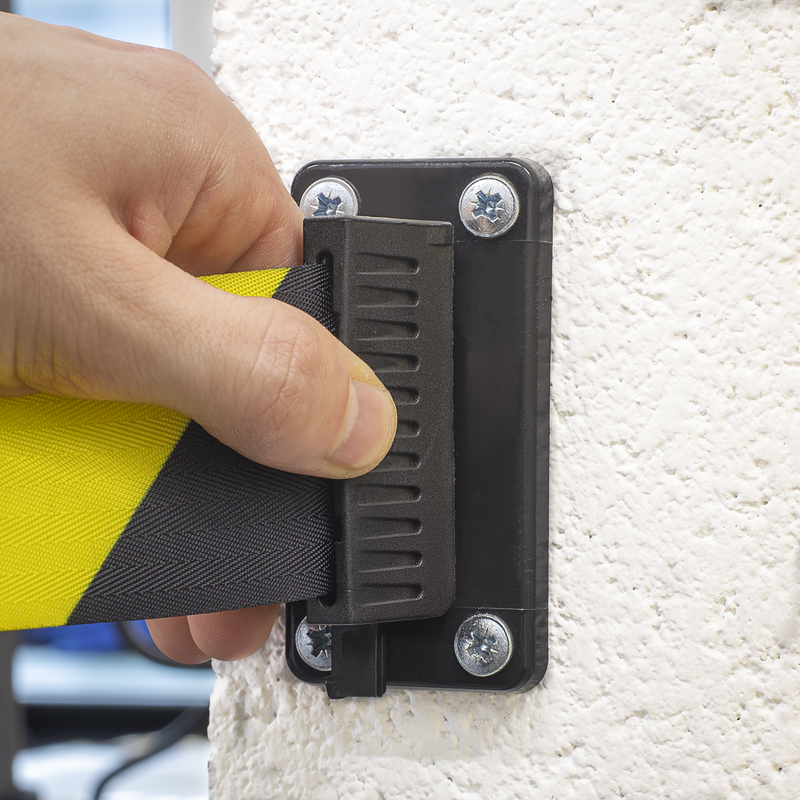 Sealey Wall Mounting Retractable Belt Barrier EV22 5m