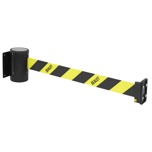 Sealey Wall Mounting Retractable Belt Barrier EV22 5m