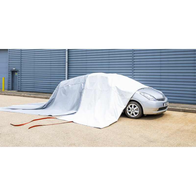 Sealey Vehicle Fire Safety Blanket 6x8m Silicone Coated EV500