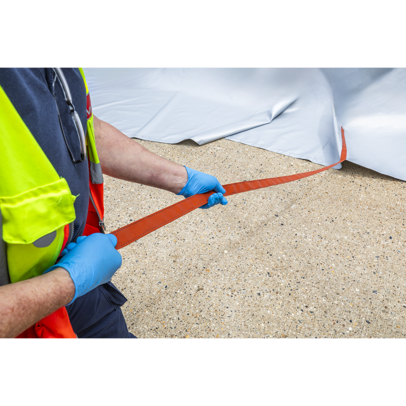 Sealey Vehicle Fire Safety Blanket 6x8m Silicone Coated EV500